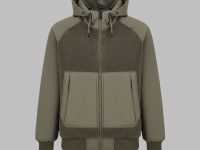 Утепленный бомбер с капюшоном