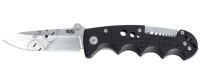 Складной нож электрика со стриппером Kilowatt - SOG EL01, сталь AUS-8, рукоять термопластик GRN