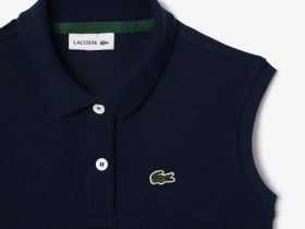 Детское платье - поло Lacoste Pleated