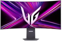 Монитор 44,5" LG 45GX950A-B 5120x2160, LED, 21:9, OLED, 1300cd/m, 1,5:1, 0.03ms, 178гр/178гр, HDMI, DP, USB, 165Hz, HAS, black