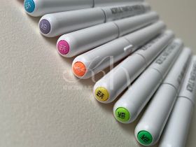 Набор маркеров акриловые Languo, 9 цветов, яркие оттенки