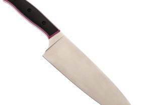 Набор кухонный "Хозяин", сталь N690, ц.м.,рук.G10 черный, спейсер цветной, в чехле