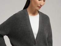 Свободный кардиган из хлопка