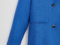 Двубортный жакет изо льна