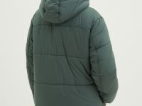 Полупальто утепленное с воротником-стойкой