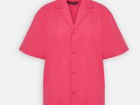 Блузка из хлопка с коротким рукавом