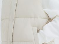 Жилет с капюшоном, Бежевый