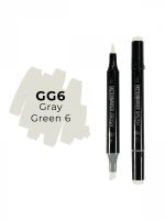 Маркер двухсторонний на спиртовой основе Sketchmarker Brush Цвет Серо зеленый 6