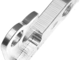 Держатель заднего переключателя "петух" Meta №9 фрезерованный (серебристый)