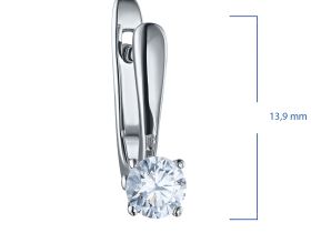 Серьги из белого золота э4712сг02164000