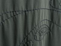 Футболка с абстрактной вышивкой, Зеленый