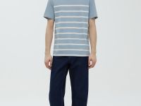 Футболка из хлопка в полоску