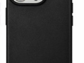 Чехол-накладка Puloka Solemn Magsafe для iPhone 15 Pro Max искусcтвенная кожа (черный)