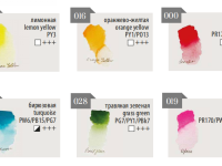 Набор акварели Малевичъ "Veroneze" тропики, 6 цв*2,5 мл