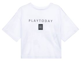 Фуфайка трикотажная для девочек (футболка)