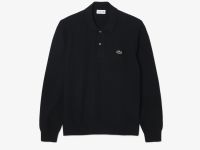 Мужской трикотажный свитер-поло Lacoste с длинным рукавом