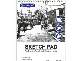 Скетчбук для рисования и графики Acmeliae 16K 260х187 мм 30 л 150 г, для карандашей и угля