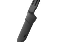 Нож Ganzo Fixed/Case, сталь 9Cr14Mov, рукоять прорезиненный пластик, черный