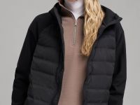 Стеганая куртка с наполнителем из натурального пух