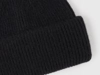 Шапка с ангорой, Черный