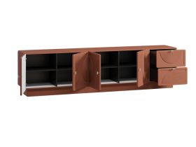 ТВ-тумба Монсон 225x58 Терракотовый