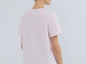 Футболка с принтом, Розовый