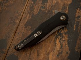 Складной нож CJRB Agave, сталь D2, рукоять G10, черный