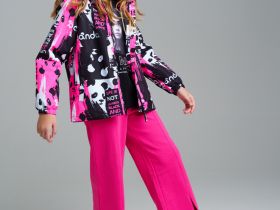 Брюки трикотажные для девочек