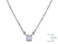 Колье из белого золота с бриллиантом э0901кл05163100