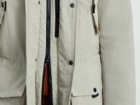 Полупальто утепленное с капюшоном