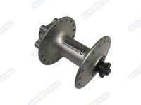 Shimano Втулка передняя Shimano Deore M525A, 36 отв, QR, 6-болт., цвет Серый