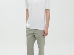 Поло из хлопка свободного кроя