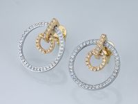 Пусеты из белого золота э4112пс07240370_white