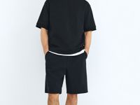 Футболка из плотного хлопка, Черный