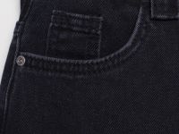 Объёмные джинсы Baggy для девочек, Черный