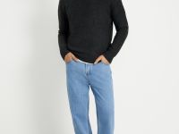 Джемпер прямого силуэта с добавлением шерсти