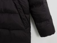 Пуховое полупальто с воротником-стойкой