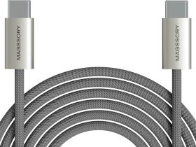 Кабель Magssory USB-C, 2.4м, 60Вт титан