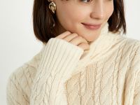 Джемпер свободного силуэта с шерстью