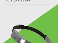 Rockbros Фонарь налобный Moon U Pro, цвет Серый