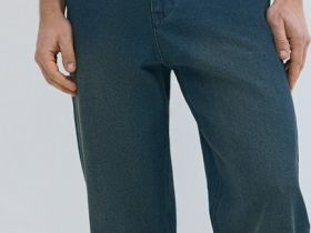 Свободные джинсы Bow, Синий