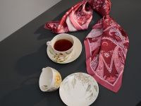 Платок шейный Divina, бордо