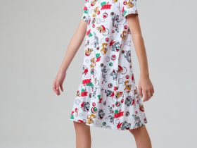 Сорочка ночная трикотажная для девочек