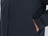 Утеплённая куртка с воротником-стойкой, Синий