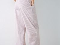 Пижамные брюки из хлопка, Бежевый