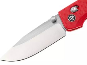 Складной нож Remette Aurora, сталь 14C28N, рукоять G10, красный