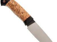 Кованый нож Сокол, сталь Х12МФ, карельская береза, граб