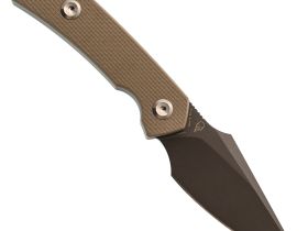 Туристический нож Kansept Fenrir, сталь D2, рукоять G10, песочный