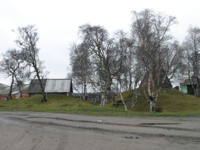 Редуты в северной части поселка