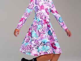 Платье трикотажное для девочек